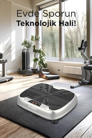 Torima Vep-1000 Mavi Yüksek Titreşimli Programlı Kumandalı Egzersiz Aleti Ve Kondisyon Aleti Mavi