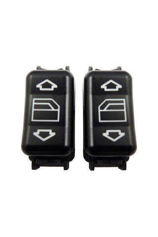2 Adet Mercedes W124 Cam Açma Kapama Anahtarı 6pin