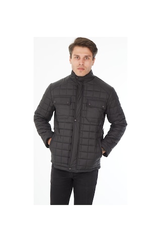 Sposo 1732 Su Itici Ve Rüzgar Geçirmez Siyah Erkek Kaban Siyah