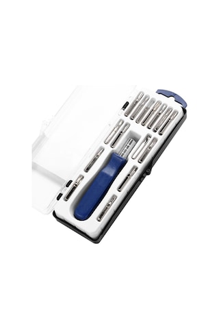 Leasetake 16'sı 1 Arada Tornavida Çok Amaçlı Tornavida Seti Hediye Küçük Tornavida Çok Amaçlı Toplu Başlık