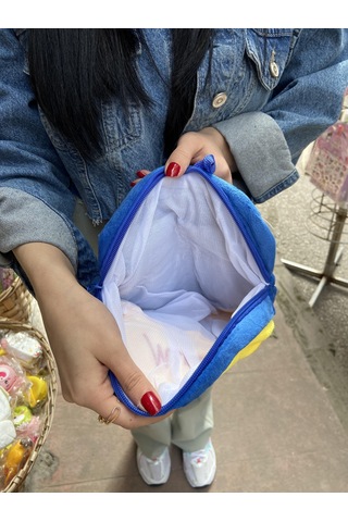 Süperman Tasarımlı 22 Cm Peluş Çanta-2043 Altın