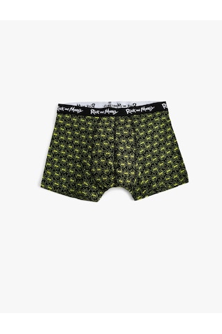 Koton Pamuklu Lisanslı Rick And Morty 3'lü Boxer Seti Siyah 5slm90036mk Siyah
