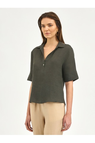 Karaca Kadın Regular Fıt Gömlek-haki 12.25s.04.017 Haki