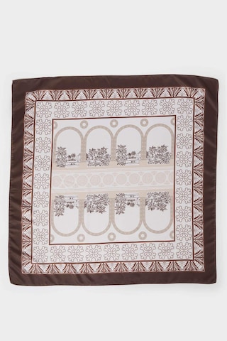 Defacto Kadın Mardin Temalı Fular F5212axnsbn207 Kahve