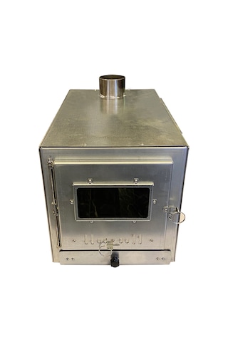 Galvanizli Kuzineli Kül Hazneli Çadır Sobası