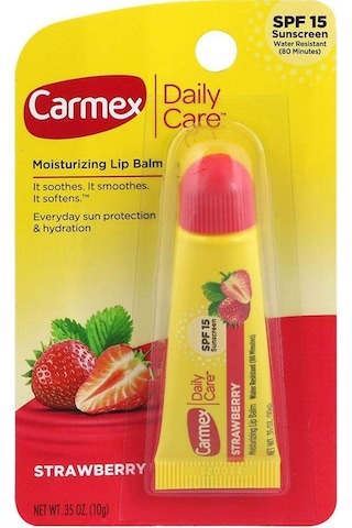 Carmex SPF15 Çilekli Dudak Bakım Kremi 10 G