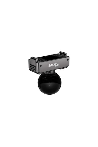 Quıckdock Qdx4-b6 Manyetik Ve Kilitli Aksiyon Kamera Montaj Adaptörü 25mm Toplu Mafsal Uyumlu Action 6 Uyumlu Siyah