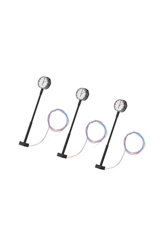 1/5 Model Demiryolu Saatleri Lambaları Tren 1/87 Ölçekli Bina Düzeni 1 Set Çok Renkli