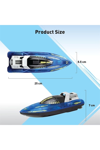 Silverlit Exost Aqua Lights Uzaktan Kumandalı Sürat Teknesi 20606