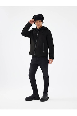 Loft Regular Fit Siyah Erkek Mont Lf2040817 Siyah