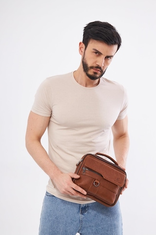 Derinss Deb5119 Hakiki Deri Taba Erkek El Ve Omuz Çantası 001