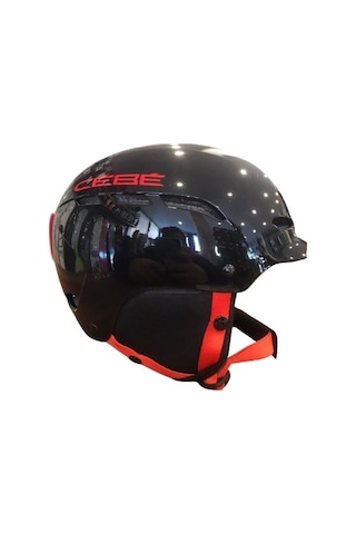 Cebe Kayak Ve Snowboard Kaskı Siyah-kırmızı Siyah