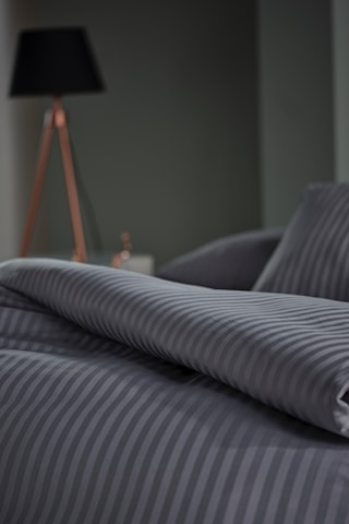 Doqu Home Saten Artline Nevresim Takımı Çift King Size - Gri
