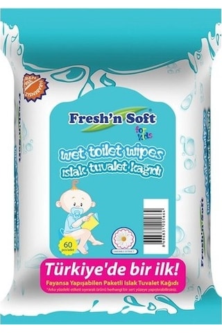 Fresh'n Soft Islak Tuvalet Kağıdı Fırsat Paketi 6 x 60'lı 360 Yaprak