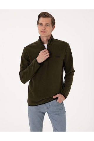 Pierre Cardin Erkek Haki Sweatshirt 50314056-vr027 Haki