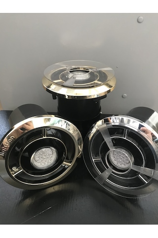 Airluks Lıghtfan Işıklı Banyo Fanı Krom - Altın