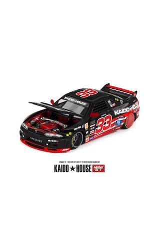 Mini Gt Kaido House Nissan Skyline Gt-r R33 Black Kaido Cat 276 1/64