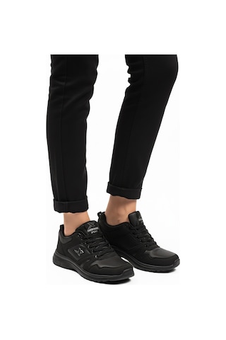 Siyah Hafif Esnek Unisex Spor Ayakkabı Xstep 020-cilt G Siyah-siyah