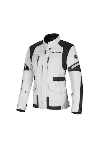 Motoanl Motosiklet Kadın Montu 4 Mevsim Uzun Oxford 600-d Dayanıklı Kumaş Women Motor Mont Grey