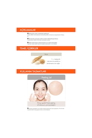 Missha Ölü Derileri Arındıran Aydınlatıcı Pirinç Peeling Set 10 ML x 5