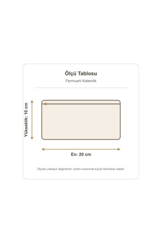 Nazar Boncuğu Baskılı Fermuarlı Kalemlik 20x10 Cm Kalem Kutusu Çok Renkli