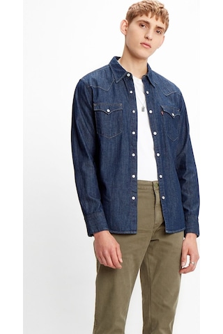 Levi's Barstow Western Standard Mavi Erkek Gömlek- Çok Renkli