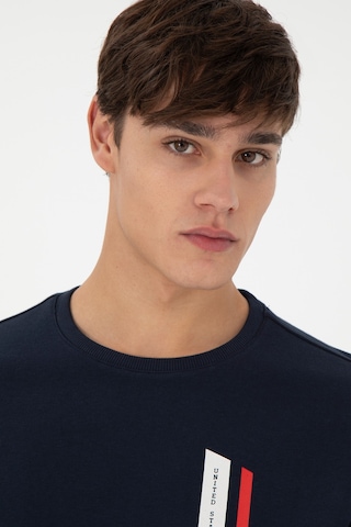 U.S. Polo Assn. Erkek Regular Fit Bisiklet Yaka Lacivert Sweatshirt 50293441-VR033
