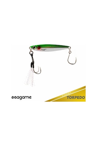 Seagame Torpedo Coast 20g 224 Green Sılver Holo