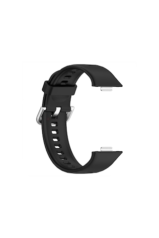 Huawei Watch Fit 4 Fit 4 Pro İle Uyumlu Metal Tokalı Silikon Kordon