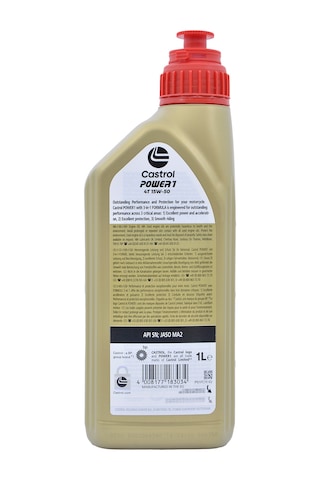 Castrol Power1 10w-40 4t 4 Zamanlı Motosiklet Motor Yağı 1 Litre Jaso Ma2