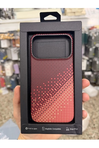 iPhone Uyumlu 17 Pro Max Knt Karbon Magsafe Kılıf No2