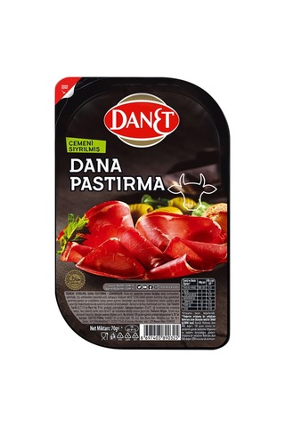 Danet Dana Pastırma Çemeni Sıyrılmış Dilimli 3 x 70 G
