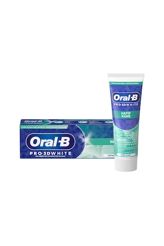 Oral-B Pro 3D White Hafif Nane Diş Macunu 75 ML