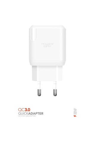 Qc3 Tüm Telefonlara Uyumlu 3.0 Amper 18W Hızlı Şarj Başlığı