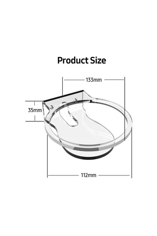Maiyame Echo Dot 4 Akrilik Ses Sistemi Tutucu - Şeffaf, Kablo Gizleme Özelliği, Kolay Kurulum, Ses Kalitesini Koruyan Duvar Stantı