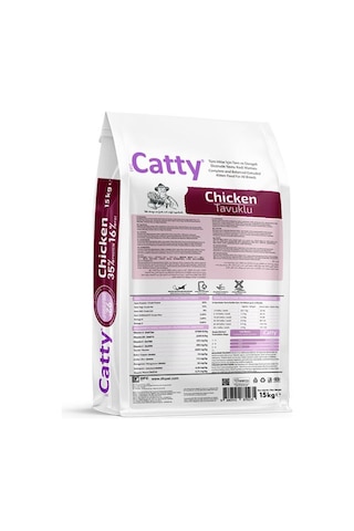 Catty Tavuklu Yavru Kedi Maması 15 Kg