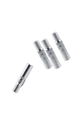 Yaleker Oto Lastik Valfi Metal Uzatma Kapağı 4 Adet - Krom Kaplama Bakır, Basınç Kontrolü Kolay, Valfi Korur