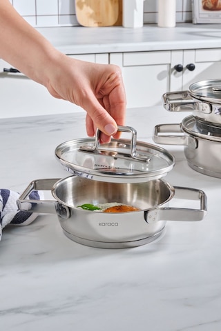 Karaca Valora 6 Parça Çelik Sahan Seti