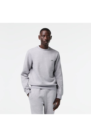 Lacoste Erkek Sweatshırt Sh9608-00-cca Gri