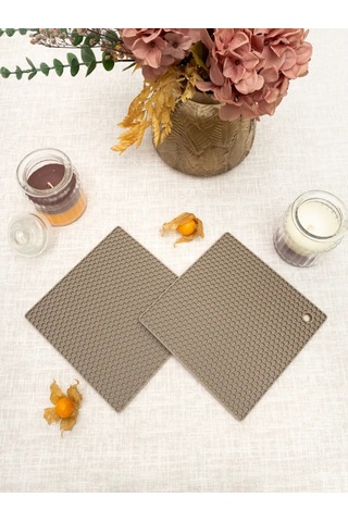 Arrıchi Sıcak Yemekler İçin Mutfak Silikon Standı 215928631 Gri