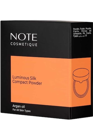 Note Cosmetics Luminous Silk Compact Powder 02 Natural Beige Mat Bitişli Toz Yüz Pudrası Natural Beige