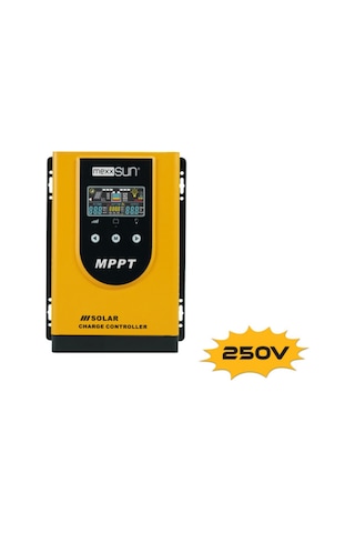 Mexxsun 100a Amper Yüksek Pv Girişli 250v Dc Mppt Solar Güneş Akü Şarj Kontrol Cihazı