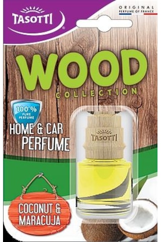 Tasotti Wood (Coconut) Hindistan Cevizi Esanslı Ayna Altı Asma Koku 7ml.