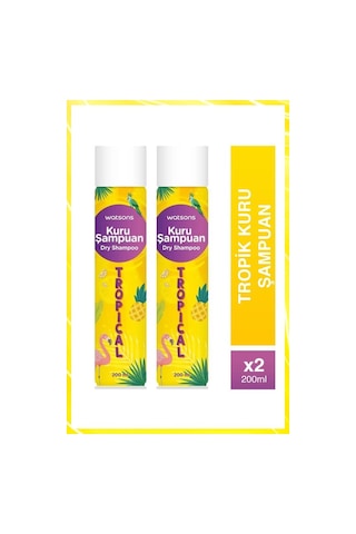 Watsons Kuru Şampuan Tropik 200 Ml 2li Set 200 ML