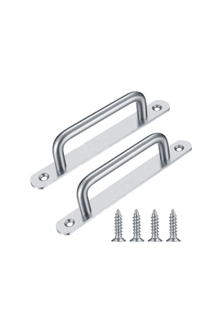 Yunboo Stainless Steel Kayar Kapı Kolu, Dolap/wardrobe Çekmeceler İçin 160mm, Anti-korozif, Modern Stil, 2 Adet + Vida Seti Gümüş