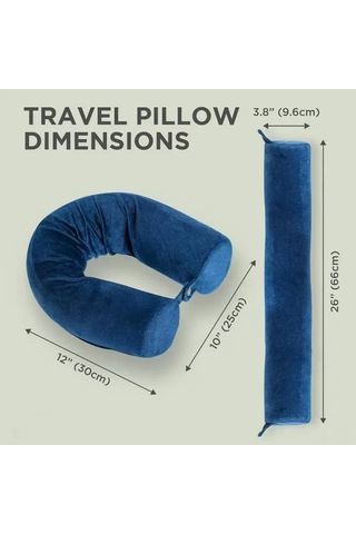 Geeksen Esnek Hafıza Köpük Boyun Yastığı - Seyahat & Öğle Dinlenme İçin Servikal Desteği - Siyah Silindirik Bükülebilir Kuscuk Siyah