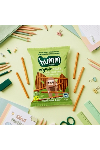 Organik Kavuzlu Buğday Unlu Ve Ekşi Mayalı Çubuk Kraker - 6 Adet 275 G