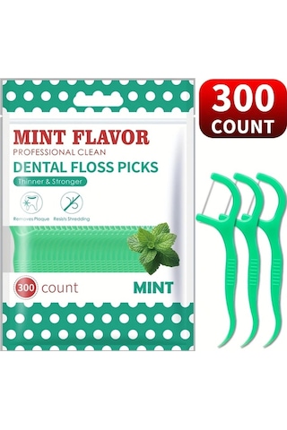 Willowhaven 300 Adet Rımı Smıle Nano Diş İpi Ve Ara Yüz Fırçası - İnce & Güçlü Nane Aromalı Temizlik