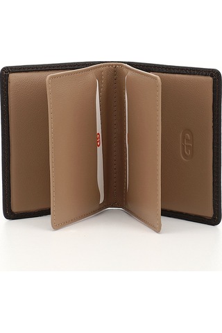 Gönderir Kahveye Vizon Gön Hakiki Deri Unisex Kartlık 06499 Kahverengi