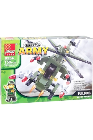 Askeri Helikopter Blok Seti 159 Parça 6+ 0354